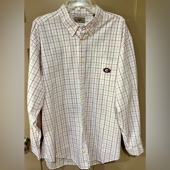 University of Georgia Mens Long Sleeve Button Up. - Picture 1 of 6